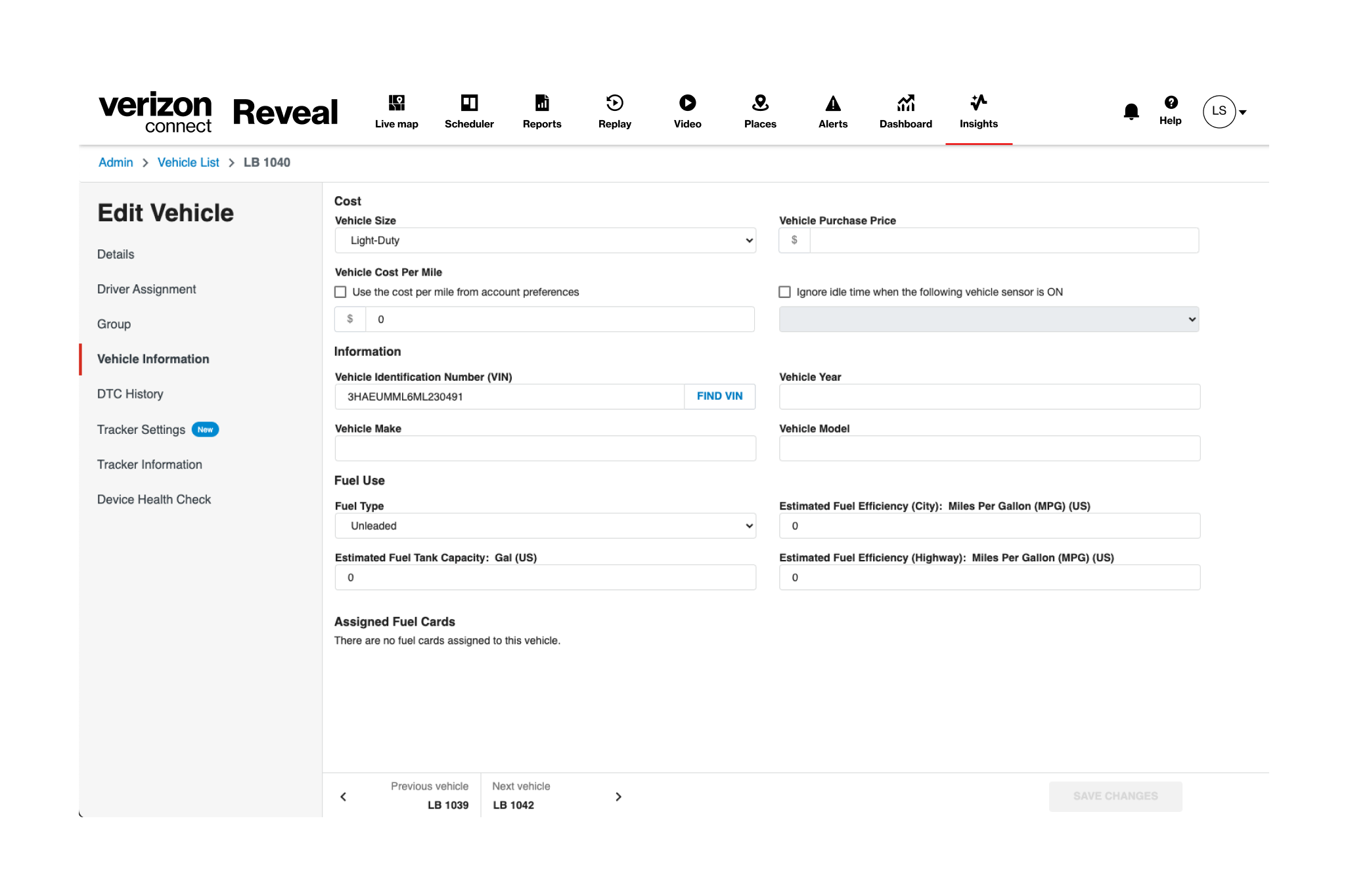 Legacy admin page showing complex multi-tab navigation structure